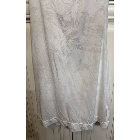 Varley Women's Burnout Melba Sleeveless Athleisure Muscle Tank Top White Large - Picture 9 of 10